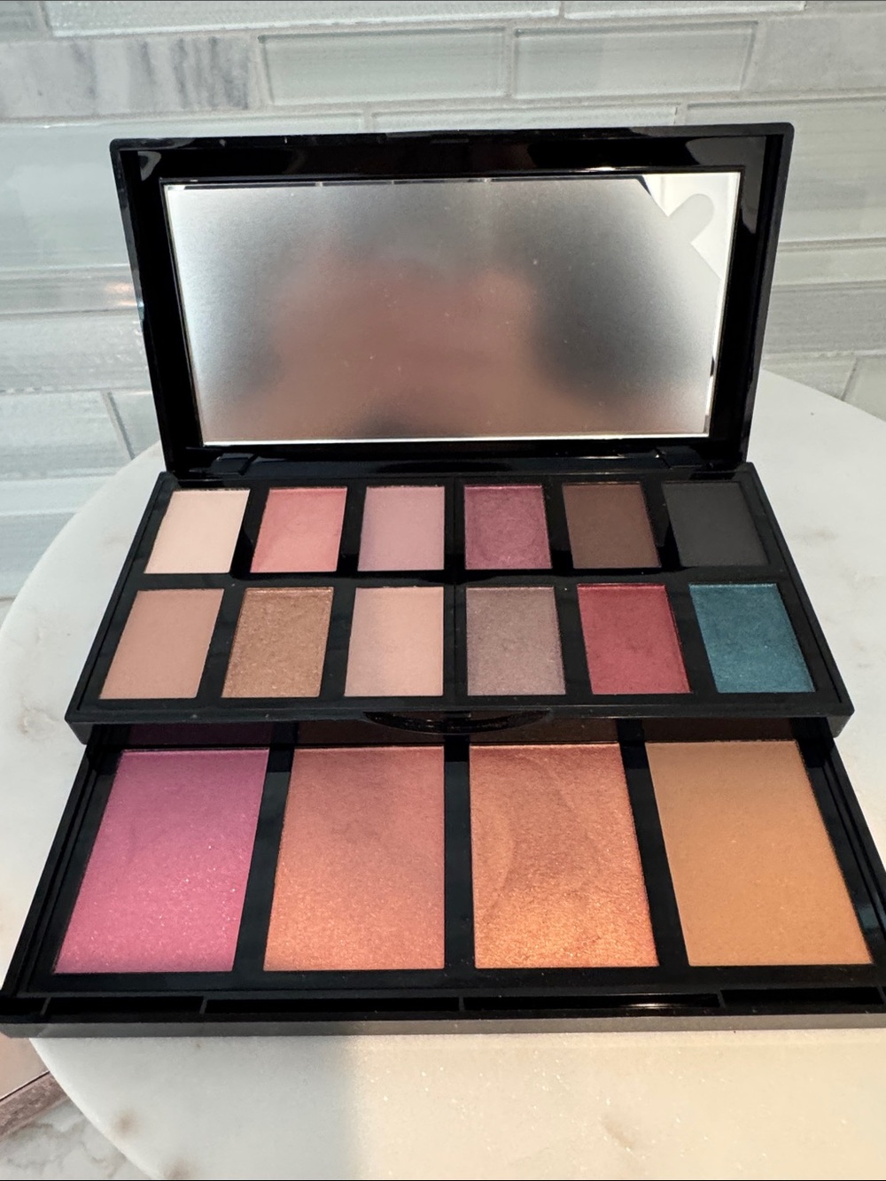 Lancôme Multi-Palette Eyeshadow & Cheek Set — Pink, Peach, Rose & Teal Shades